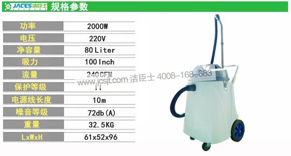 國邦吸塵吸水機,IW80雙馬達吸塵吸水機(圖10)