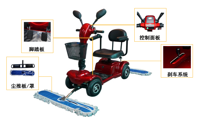 電動(dòng)塵推車(chē)，CTC-1電動(dòng)塵推車(chē)(圖4)