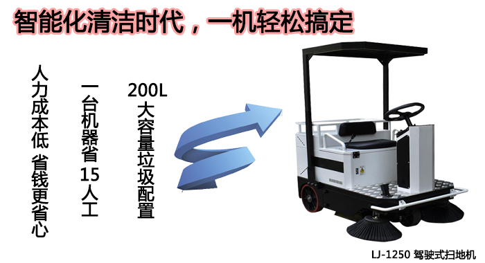 瀾潔駕駛式掃地機,掃地機廠(chǎng)家(圖2)