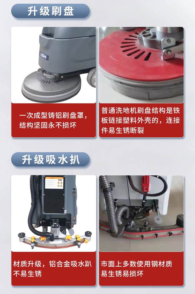 鋰電手推洗地機,商用全自動(dòng)洗地機(圖3)